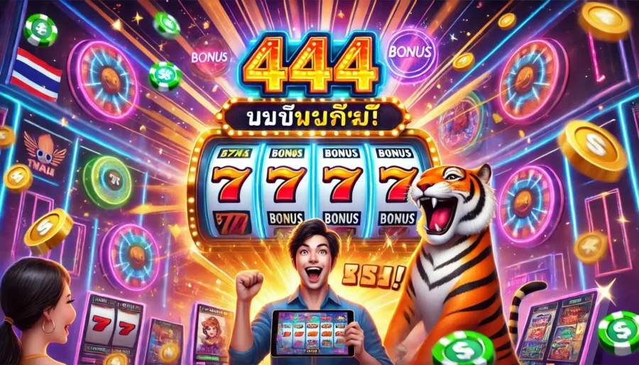 ไทเกอร์444 สล็อต: เพลิดเพลินกับเครดิตฟรีสุดมันส์!